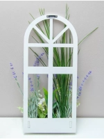 Панно на стену для интерьера "Окно с цветами"