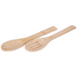 САЛАТНИК LEFARD "NATIVE" 24 СМ С ЛОЖКОЙ И ВИЛКОЙ НА ДЕРЕВ. ПОДСТАВКЕ (КОР=6ШТ.)