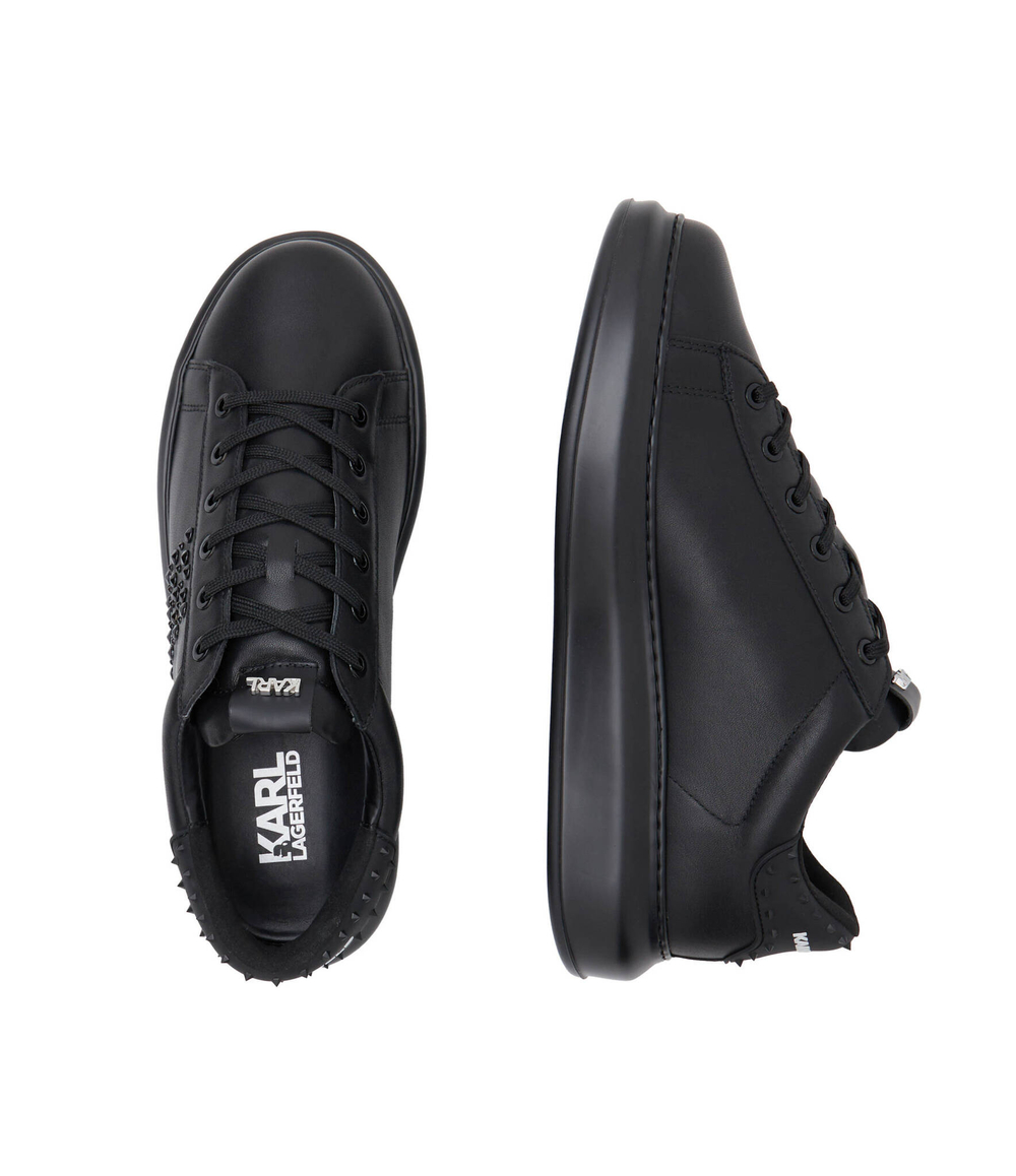 Кожаные кроссовки kapri Karl Lagerfeld - черный(KL52574)