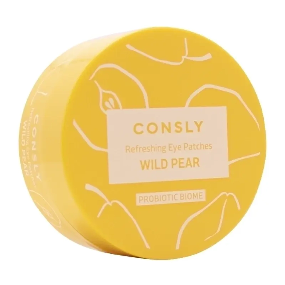 Гидрогелевые патчи с экстрактом дикой груши CONSLY Refreshing Wild Pear Eye Patches 60 шт