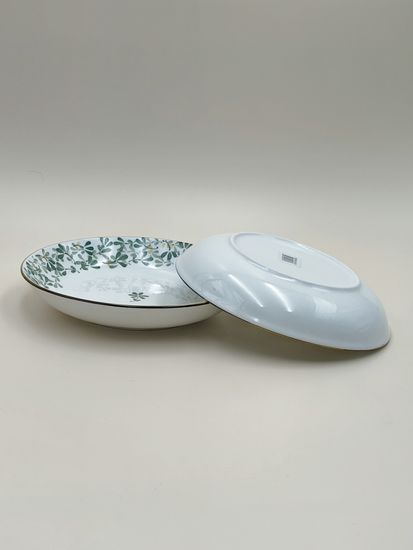 Тарелка 20 см. "Япония" зеленый декор