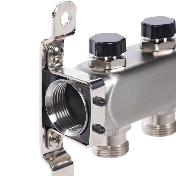 Коллектор Royal Thermo нерж. в сборе универсальный 1 ВР-3/4 НР с автомат. воздухоотвод-ми 5 вых. купить в Москве и Московской области по низкой цене с доставкой по России — (3) Коллектор Royal Thermo нерж. в сборе универсальный 1 ВР-3/4 НР с автомат. воздухоотвод-ми 5 вых. — (3)