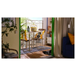 Стол + 2 стула + табурета - FURUÖN / FURUОN IKEA/ ФУРУОН  ИКЕА, 56х75 см, коричневый/черный