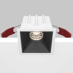 Модульный встраиваемый светодиодный светильник диммируемый Maytoni Alfa LED DL043-01-10W4K-D-SQ-WB