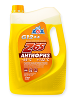 Антифриз AGA Z65 G12++ желтый -65 5кг.