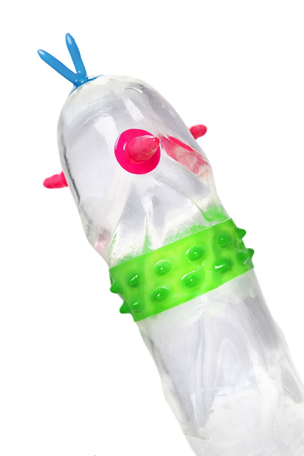 Стимулирующий презерватив  Стрела команчи  с ароматом ванили - 1 шт.