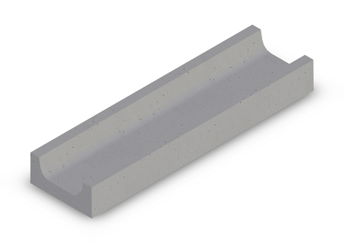 Лоток водоотводный бетонный DN100 H60 L1000