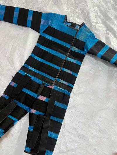 Липучий костюм синий, размер М, для роста 1.3 м