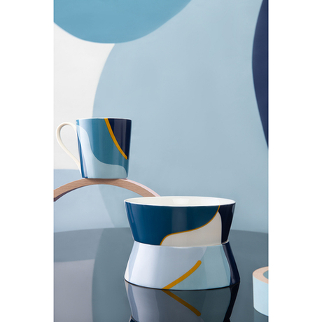 Набор салатников 2шт 16см Tkano Freak Fruit синий с авторским принтом