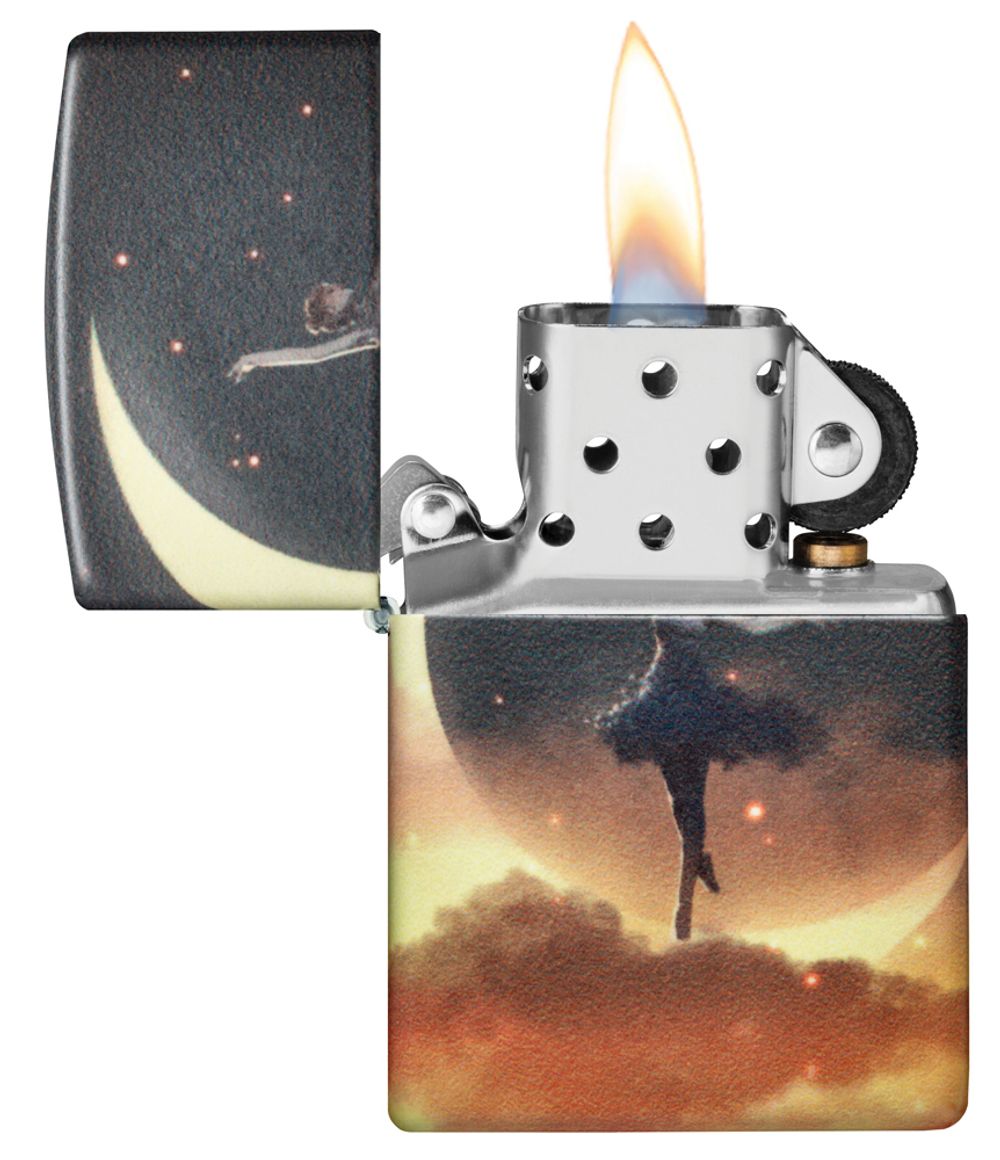 Зажигалка Zippo Mythological с покрытием Glow In The Dark Green (48781)