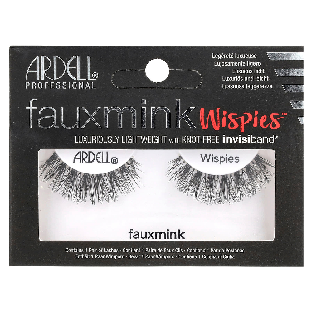 Ardell, Ресницы из искусственной норки, Wispies ™, 1 пара