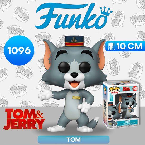 Фигурка Funko POP! Movies Tom & Jerry Tom (1096) 55748 / Фигурка по мотивам фильма "Том и Джерри", Том