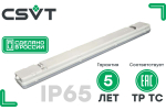 Светильник LED ДСП 55Вт 6800лм 4000К milky IP65 ICEBERG 1262x124x85mm CSVT