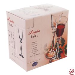 Набор рюмок Bohemia Анжела Золото V-D 60 мл (6 шт)