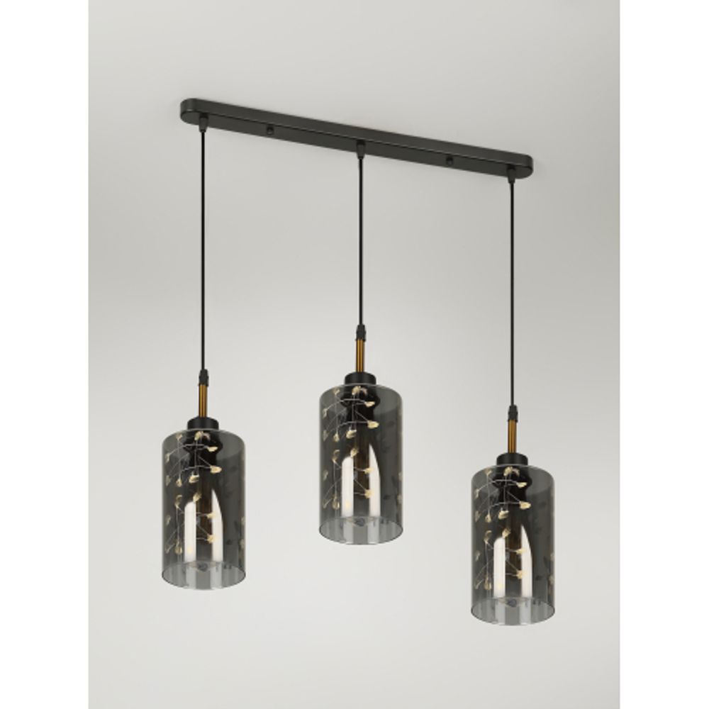 Светильник подвесной (подвес) Rivoli Eileen 9154-203 3хЕ27 60 Вт модерн | Rivoli