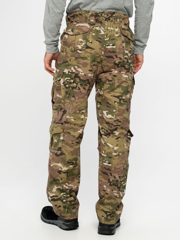 Брюки летние Крафт ткань Cotton цвет Мультикам