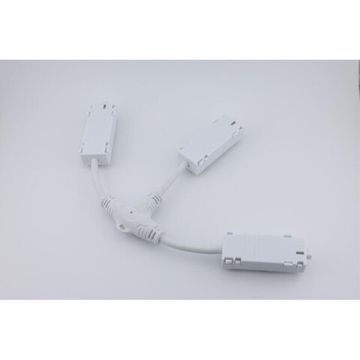 Трековый коннектор питания Т-образный APL.0280.10.04 белый Magnetic track 220 Aployt