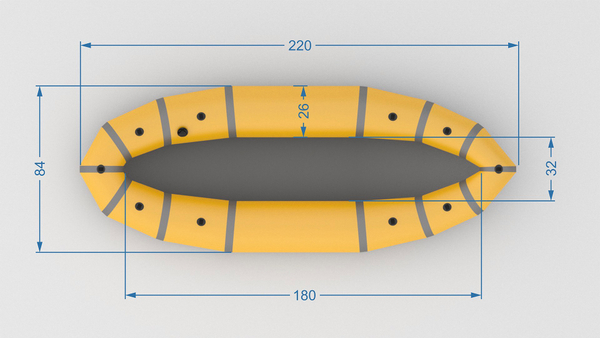 Пакрафт ТПУ Якут 220 Light
