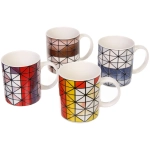 Кружка керамическая 350мл «Красочные треугольники»