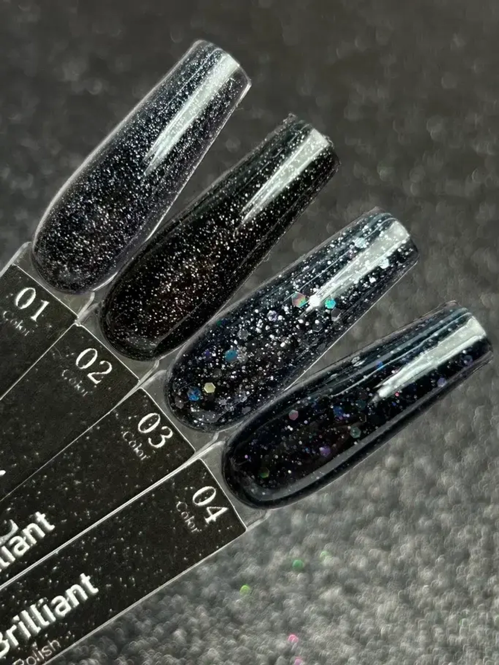 03 Гель-лак Black brilliant 10мл M&K