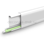 Кабель-канал Деконика 001-Г Белый глянцевый 30x10х2200 мм. DECONIKA