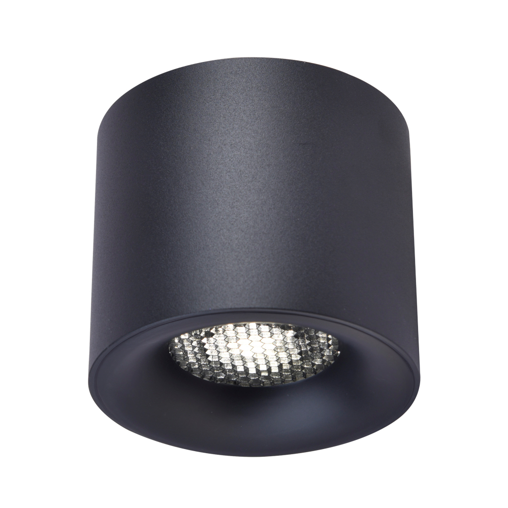 ST761.443.10 Светильник потолочный черный LED 1*10W 4000K 530Lm Ra 90 36° IP20 D80xH70 170-240VV