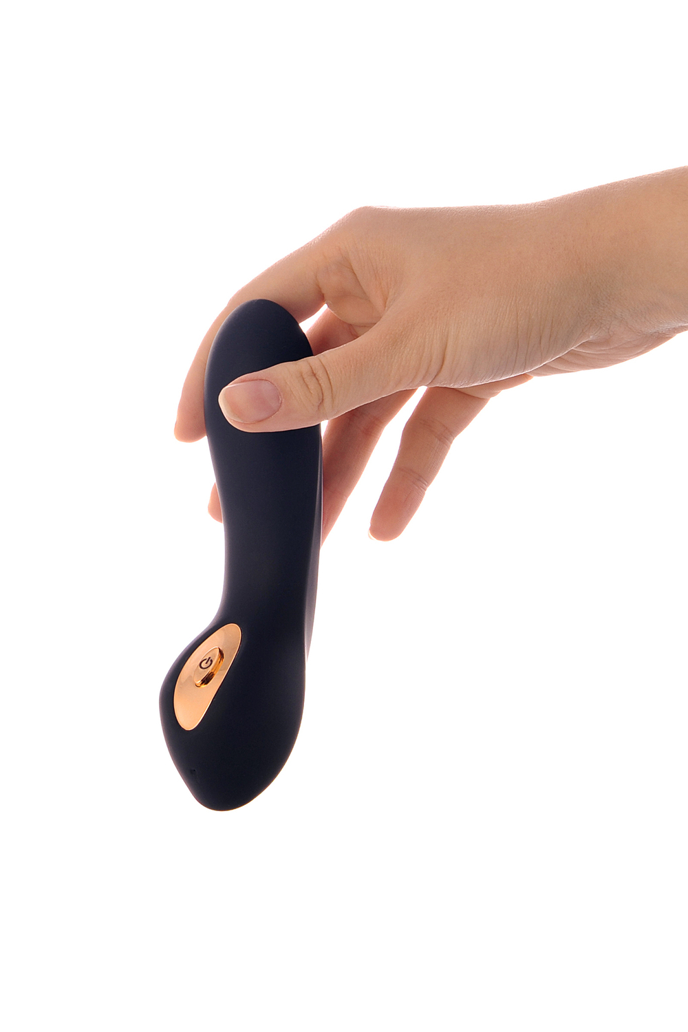 Вибратор для стимуляции точки G Waname Cascade черный 15 см