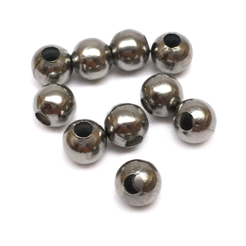 Бусины-разделители для украшений 6 мм (10 мм), под черный металл