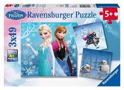 Puzzle DFZ: Winter Adventures 3x49 pcs