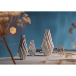 Ваза для сухоцветов Printed Art, Wave, 41 см