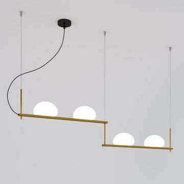 70145/4 / подвесной светильник / латунь