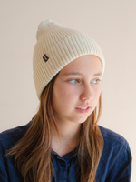 Шапка вязаная весенняя/осенняя МУЛА (МОЛОКО)