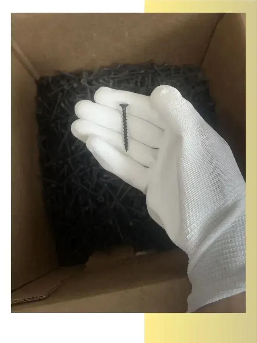 Саморез по дереву черный (1кг) 4.8 x 90мм