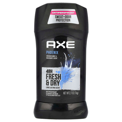 AXE, 48H Fresh & Dry, антиперспирант, феникс, 76 г (2,7 унции)