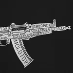 Футболка Molotov FW21 Kalash Черная