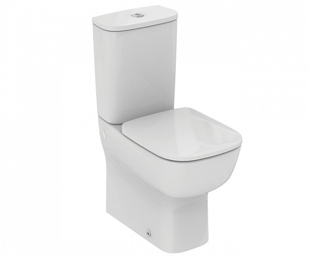 Унитаз-компакт (чаша) Ideal Standart ESEDRA напольный, короткая проекция, глубокий смыв (T282001)