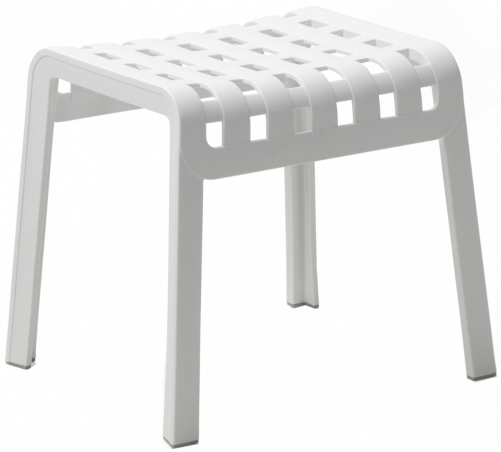 Табурет пластиковый Nardi Poggio, белый