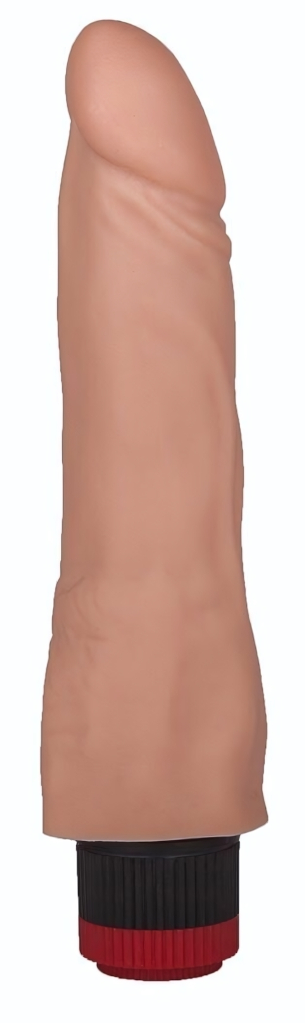 Гелевый вибратор-реалистик - 18,8 см. (Цвет: телесный)