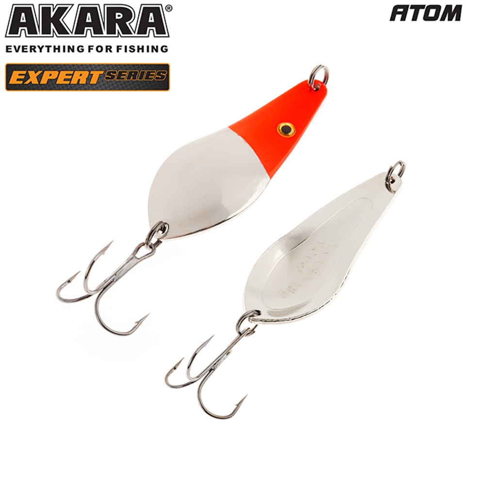 Блесна колебалка Akara Expert Атом 65 мм 22 гр. 3/SIL