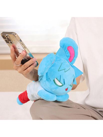 Плюш Alien Stage Rabbit Series 20cm Plush Toy-Till / Teal / Плюшевая игрушка по мотивам музыкального веб-сериала Алиен Стейдж, Тилл