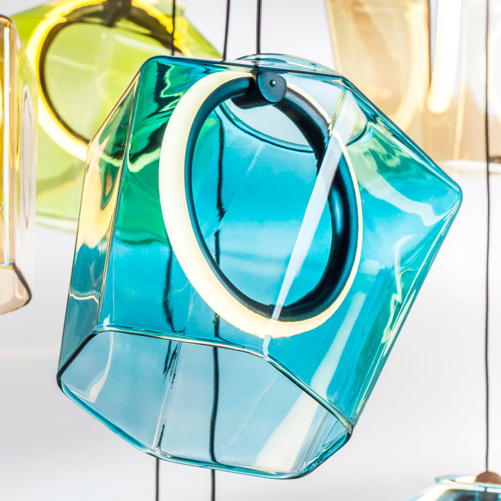 796229 Люстра CARAMELLO LED 12х6W 1400LM КОФЕЙНЫЙ/МУЛЬТИКОЛОР 3000K