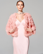 Кардиган с вышивкой ручной работы стеклянным бисером