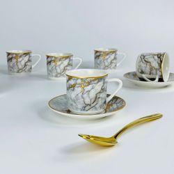 Lenardi 181-237 Кофейный набор 12пр.100мл в под.уп.(х12)Фарфор