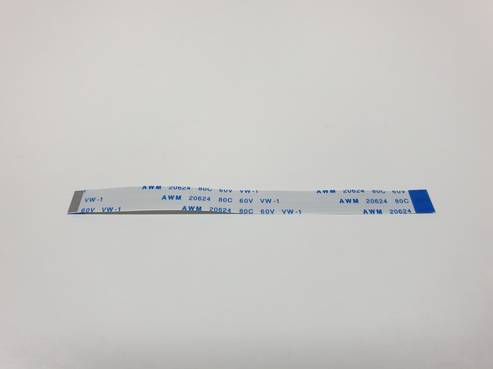 Шлейф 15 pin, 10 см, шаг 0.5 мм FFC, обратный Б