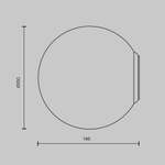 Настенный светильник (бра) Maytoni MOD321WL-01W2