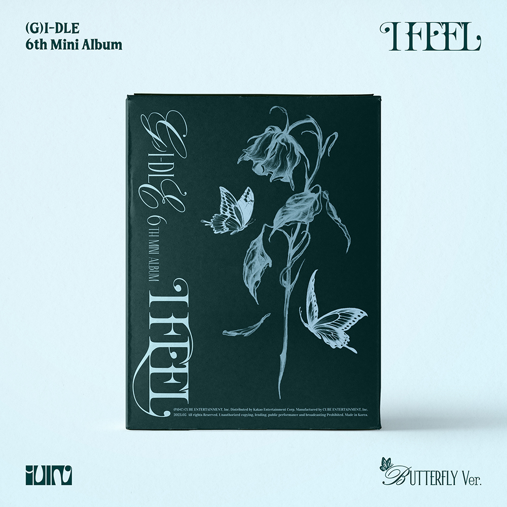 Купить Альбом (G)I-DLE - I feel (Butterfly Ver.) | Stars Store  интернет-магазин