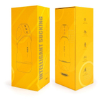 Белый вибромастурбатор Hero с режимом вакуума