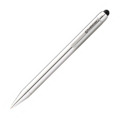 Шариковая ручка со стилусом цвет хромовый FranklinCovey Newbury FC0112-2