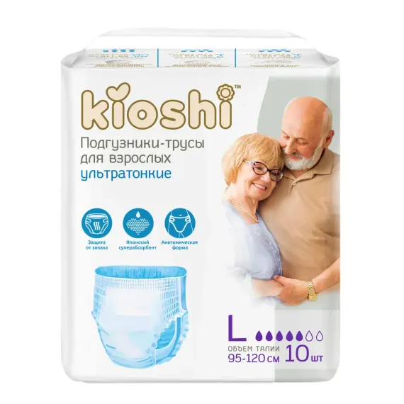 Подгузники-трусики Kioshi L 10шт