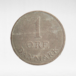Denmark, 1 Øre - Frederik IX, 1960, F